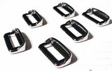 Switch Label Bezels With Visor For Peterbilt 2001-2005 Plastic UP#40960- 6 Pack