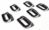 Switch Label Bezels With Visor For Peterbilt 2001-2005 Plastic UP#40960- 6 Pack