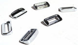 Switch Label Bezels With Visor For Peterbilt 2001-2005 Plastic UP#40960- 6 Pack