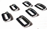 Switch Label Bezels With Visor For Peterbilt 2001-2005 Plastic UP#40960- 6 Pack