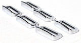 Switch Label Bezels With Visor For Peterbilt 2001-2005 Plastic UP#40960- 6 Pack