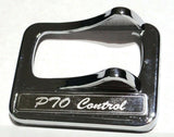 Rocker Switch Cover for Peterbilt PTO Chrome Plastic Etched SS Plaque UP#40974
