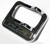 Rocker Switch Cover for Peterbilt PTO Chrome Plastic Etched SS Plaque UP#40974