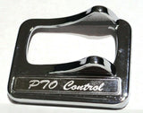 Rocker Switch Cover for Peterbilt PTO Chrome Plastic Etched SS Plaque UP#40974
