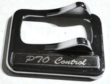 Rocker Switch Cover for Peterbilt PTO Chrome Plastic Etched SS Plaque UP#40974