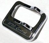 Rocker Switch Cover for Peterbilt PTO Chrome Plastic Etched SS Plaque UP#40974
