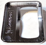 Rocker Switch Cover for Peterbilt Fifth Wheel Plastic Etched SS Plaque UP#40976