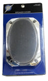 For Peterbilt 379 389 Chrome Speaker Cover 6-3/8 X 4-5/16 Rectangle UP40987 Pair
