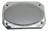 For Peterbilt 379 389 Chrome Speaker Cover 6-3/8 X 4-5/16 Rectangle UP40987 Pair