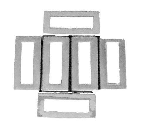 Switch Label Bezel for 1977-2000 Peterbilt 359 379 Plain Plastic UP#40999 6 Pcs