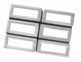 Switch Label Bezel for 1977-2000 Peterbilt 359 379 Plain Plastic UP#40999 6 Pcs