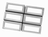 Switch Label Bezel for 1977-2000 Peterbilt 359 379 Plain Plastic UP#40999 6 Pcs
