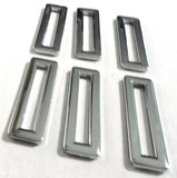 Switch Label Bezels for Freightliner Classic FLD Plain Plastic UP#41001- 6 Pack
