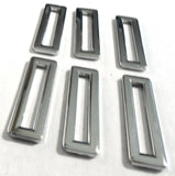 Switch Label Bezels for Freightliner Classic FLD Plain Plastic UP#41001- 6 Pack