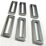 Switch Label Bezels for Freightliner Classic FLD Plain Plastic UP#41001- 6 Pack
