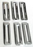 Switch Label Bezels for Freightliner Classic FLD Plain Plastic UP#41001- 6 Pack
