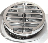 Defroster Vent Round for Kenworth A Model Chrome Plastic UP#41014 Each