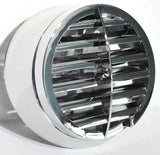 Defroster Vent Round for Kenworth A Model Chrome Plastic UP#41014 Each