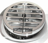 United Pacific Defroster Vent Round for 359 Peterbilt Chrome Plastic UP#41014 Ea