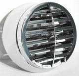 United Pacific Defroster Vent Round for 359 Peterbilt Chrome Plastic UP#41014 Ea
