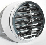 United Pacific Defroster Vent Round for 359 Peterbilt Chrome Plastic UP#41014 Ea