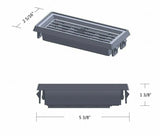 A/C Heater Vent HVAC Large for Peterbilt 1988-00 Plastic 5 3/8" UP#41018 Pair