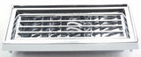 A/C Heater Vent Large for Peterbilt 1988-00 Chrome Plastic 5-3/8" UP#41018 Each