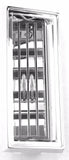 A/C Heater Vent Large for Peterbilt 1988-00 Chrome Plastic 5-3/8" UP#41018 Each