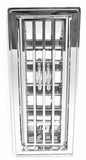 A/C Heater Vent Large for Peterbilt 1988-00 Chrome Plastic 5-3/8" UP#41018 Each
