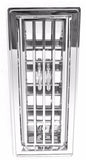 A/C Heater Vent Large for Peterbilt 1988-00 Chrome Plastic 5-3/8" UP#41018 Each