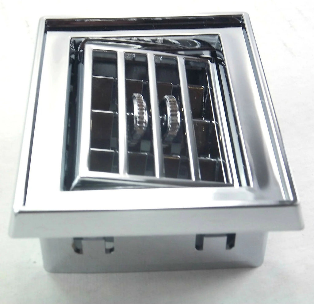 A/C Heater Square Vent for Peterbilt 1987-2000 Chrome Plastic UP#41019 Each