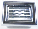 A/C Heater Square Vent for Peterbilt 1987-2000 Chrome Plastic UP#41019 Each