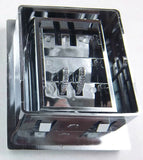 A/C Heater Square Vent for Peterbilt 1987-2000 Chrome Plastic UP#41019 Each