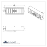 Passengers Side A/C Heater Vent for 1989-2010 Freightliner Classic, FLD UP#41023