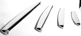 Dash Visor Set for T600 Kenworth 1985-06 Chrome Plastic UP#41085 (4 Pieces)