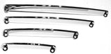 Dash Visor Set for T600 Kenworth 1985-06 Chrome Plastic UP#41085 (4 Pieces)
