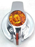 A/C Heater Control Knob HVAC Peterbilt 2006+ Amber Jewel Plastic UP#41123 Each