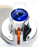 A/C Heater Control Knob For Peterbilt 2006+ Blue Jewel Plastic UP#41124