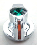 A/C Heater Control Knob HVAC Peterbilt 2006+ Green Jewel Plastic UP#41126 Each