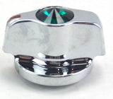 A/C Heater Control Knob HVAC Peterbilt 2006+ Green Jewel Plastic UP#41126 Each