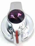 A/C Heater Control Knob for Peterbilt 2006+ Purple Jewel Plastic UP#41127 Each