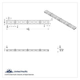Replacement Button Panel Trim for Freightliner Century Coronado Columbia UP41129