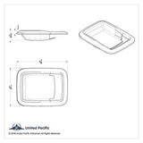 Door Handle Trims for Kenworth 2005 & Up Chrome Plastic Tape Mount UP#41135 Pair