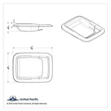 Door Handle Trims for Kenworth 2005 & Up Chrome Plastic Tape Mount UP#41135 Pair