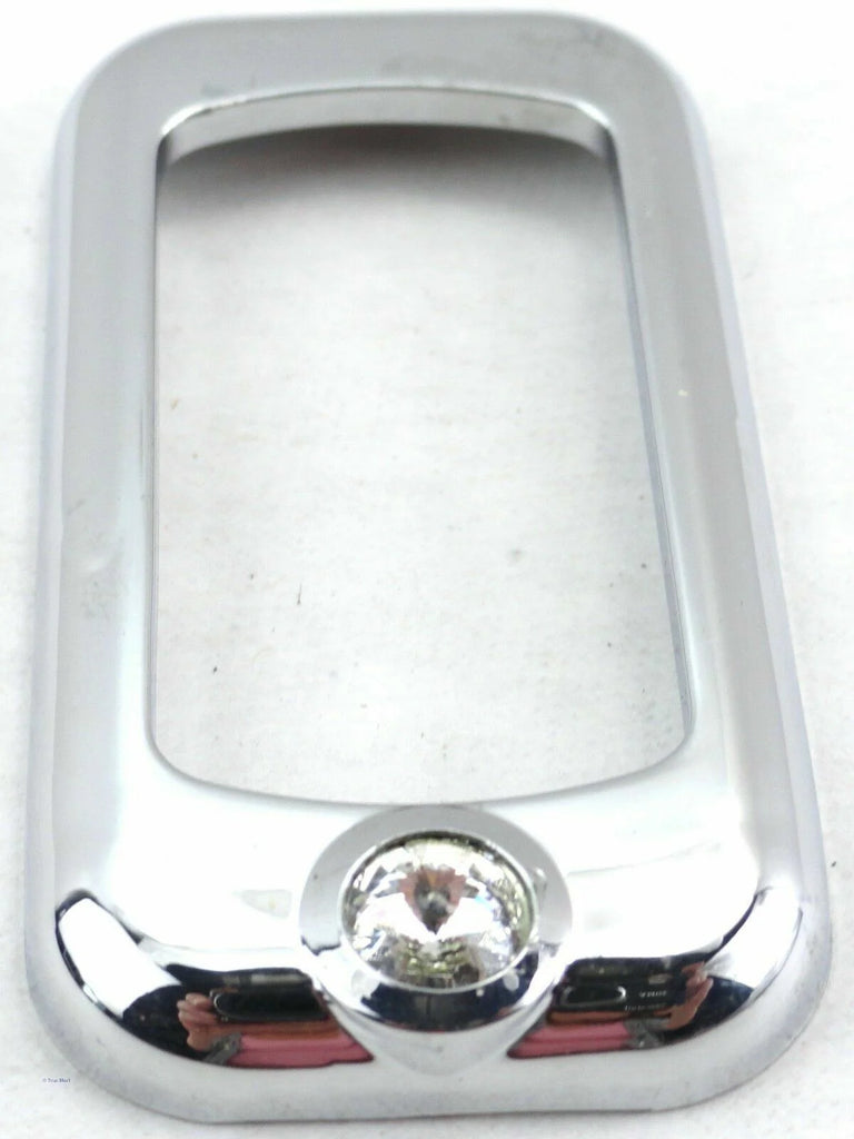 Rocker switch trims(3) clear jewel chrome plastic for Freightliner Kenworth Pete