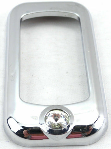 Rocker switch trims(3) clear jewel chrome plastic for Freightliner Kenworth Pete