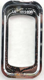 Rocker switch trims(3) clear jewel chrome plastic for Freightliner Kenworth Pete