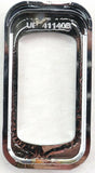 Rocker switch trims(3) clear jewel chrome plastic for Freightliner Kenworth Pete