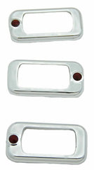 Rocker Switch Trims for Peterbilt/Kenworth Red Jewel Plastic UP#41142 Set of 3
