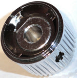 A/C Heater Control Dial Knob For 1/4" Shaft Blue Jewel Plastic UP#41152 Each